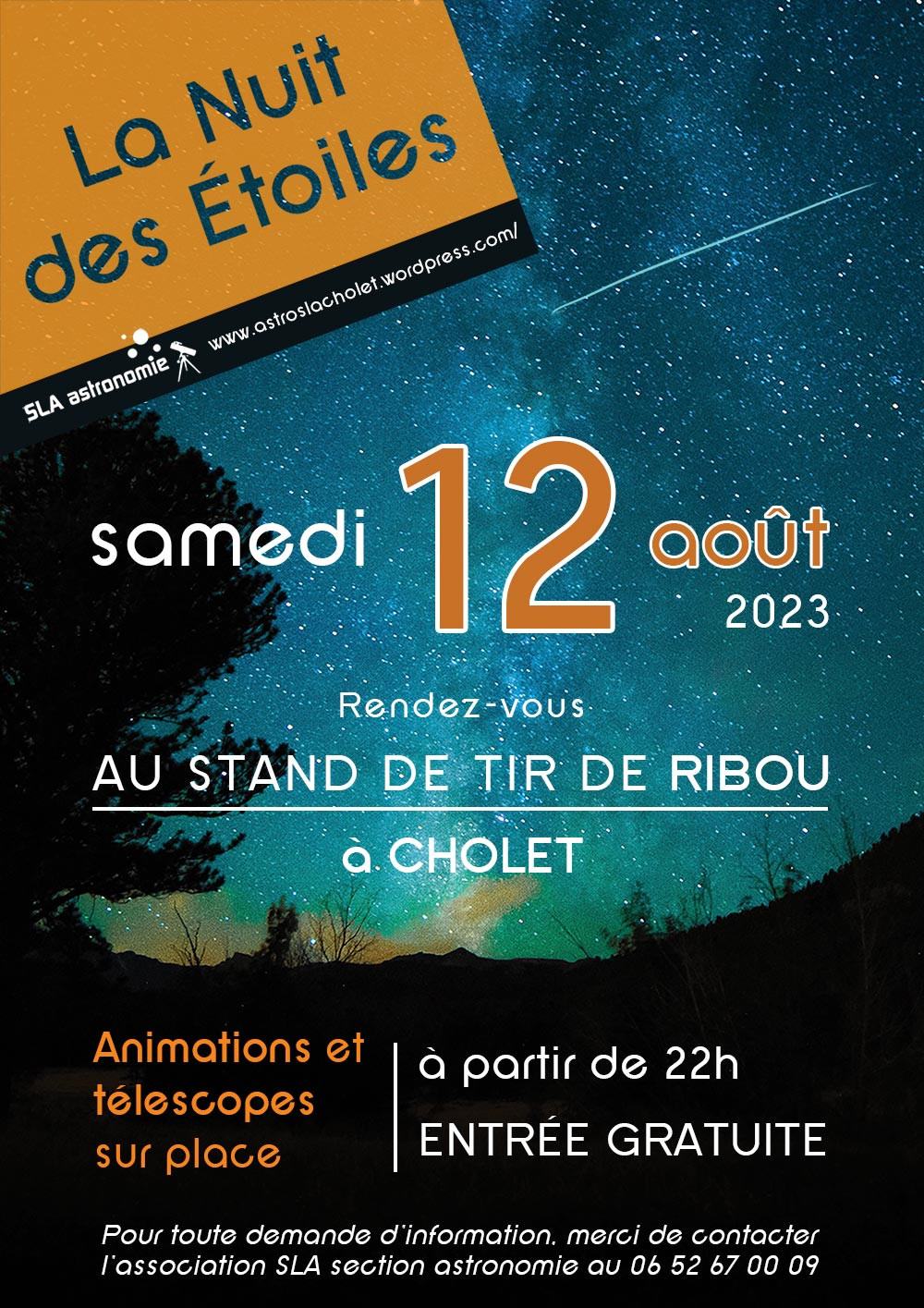 Nuit Des Toiles Au Lac De Ribou Animations Cholet