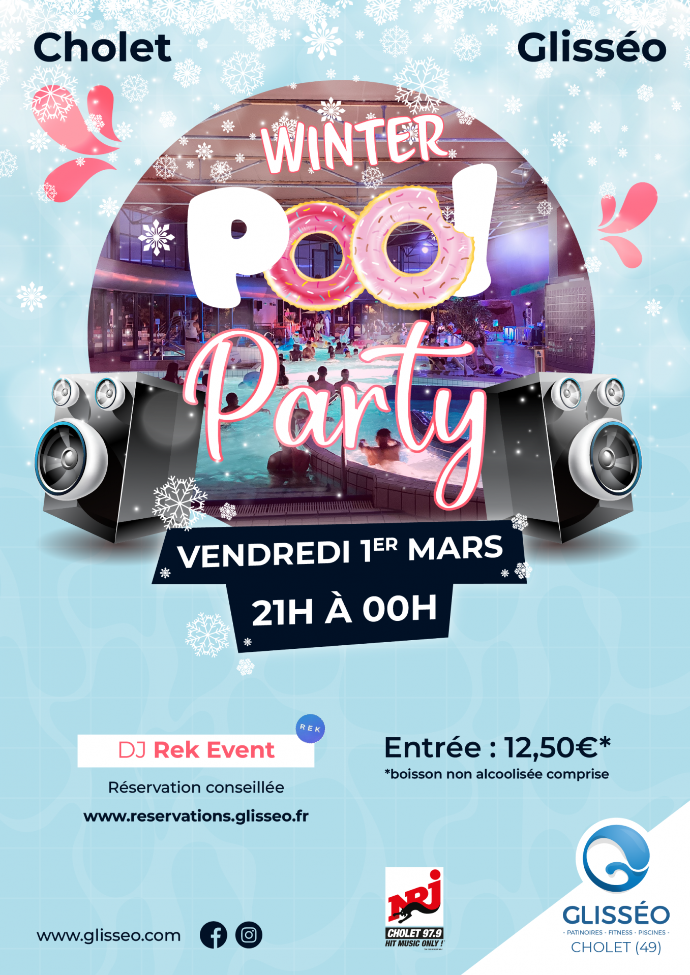 winter pool party glisseo cholet