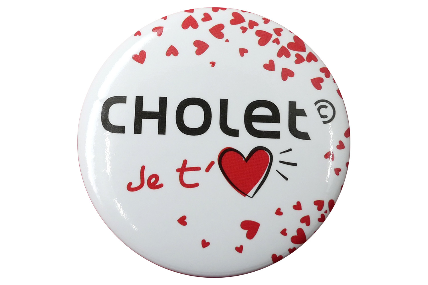 Badge - Cholet Je T'Aime - 33 mm