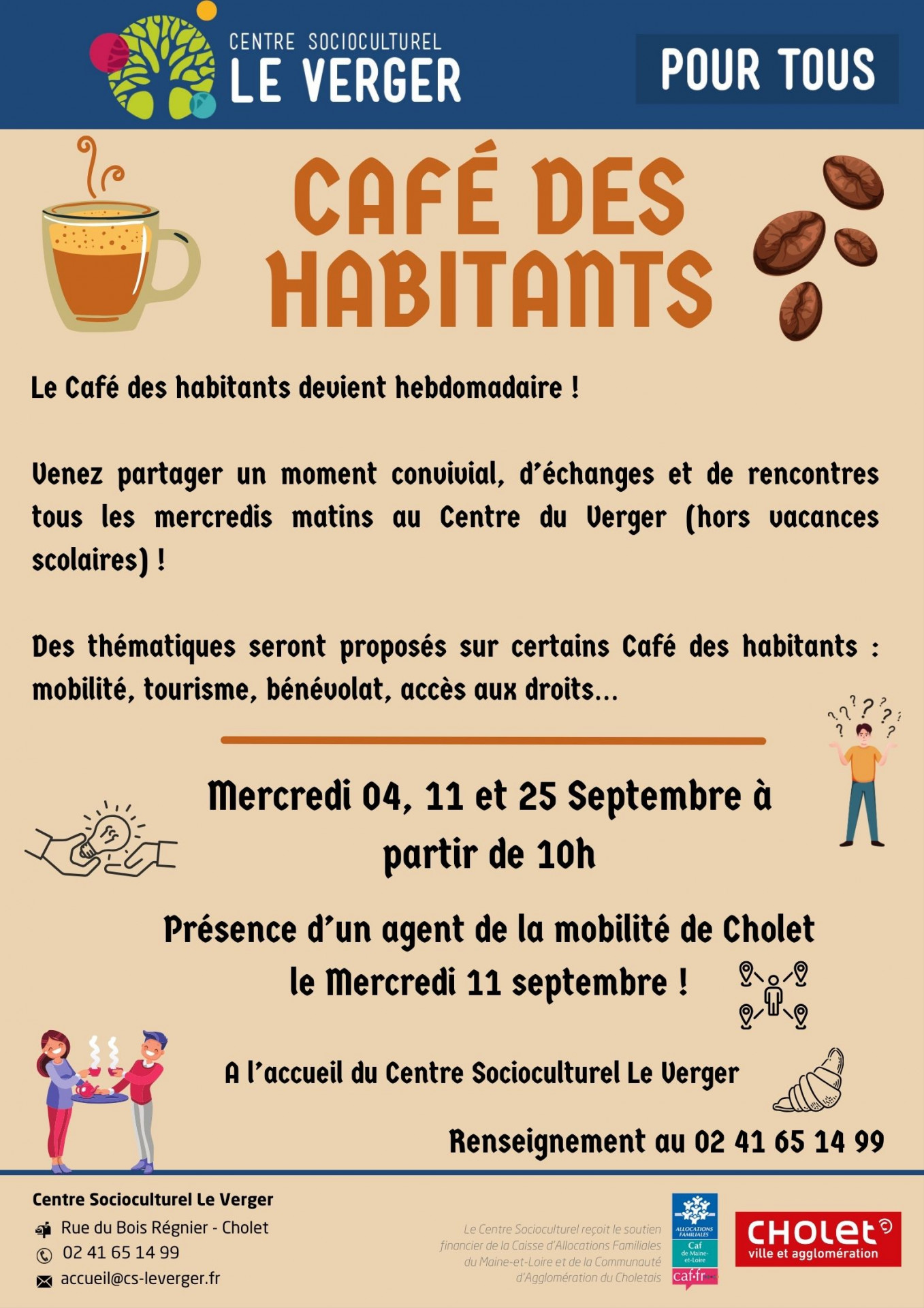 Café des Habitants septembre 2024