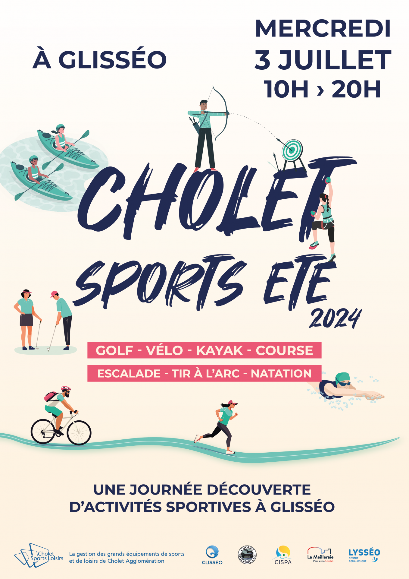 Cholet Sports Eté agenda manifestation glisseo