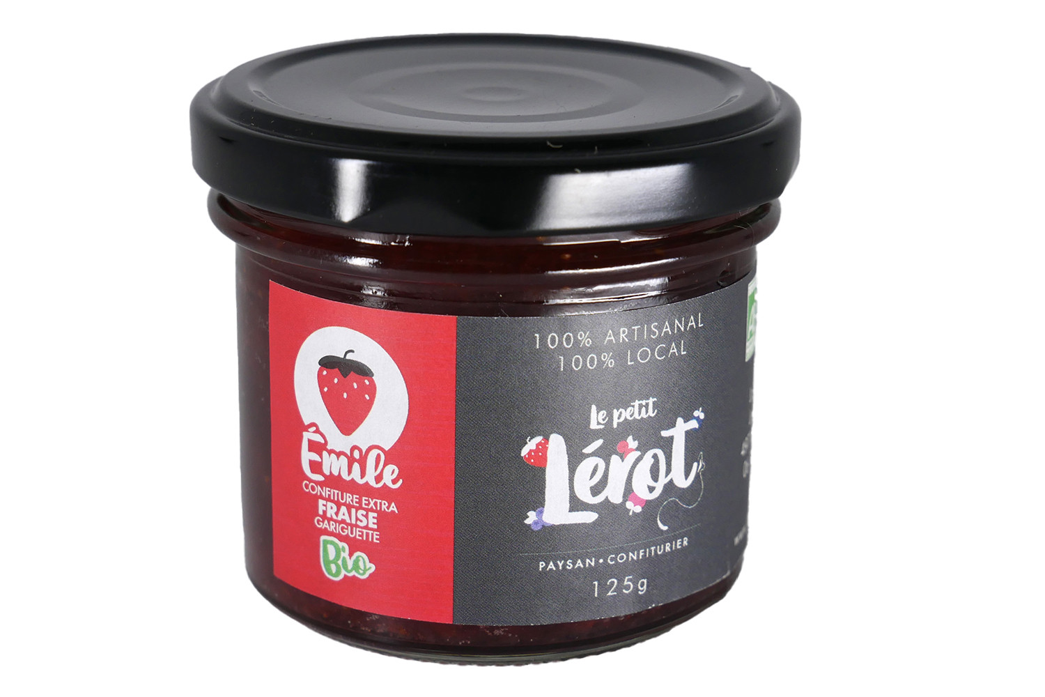 Confiture de Fraise Gariguette - Émile - 110 gr