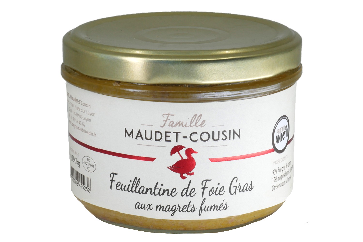 Feuillantine de Foie gras Maudet Cousin