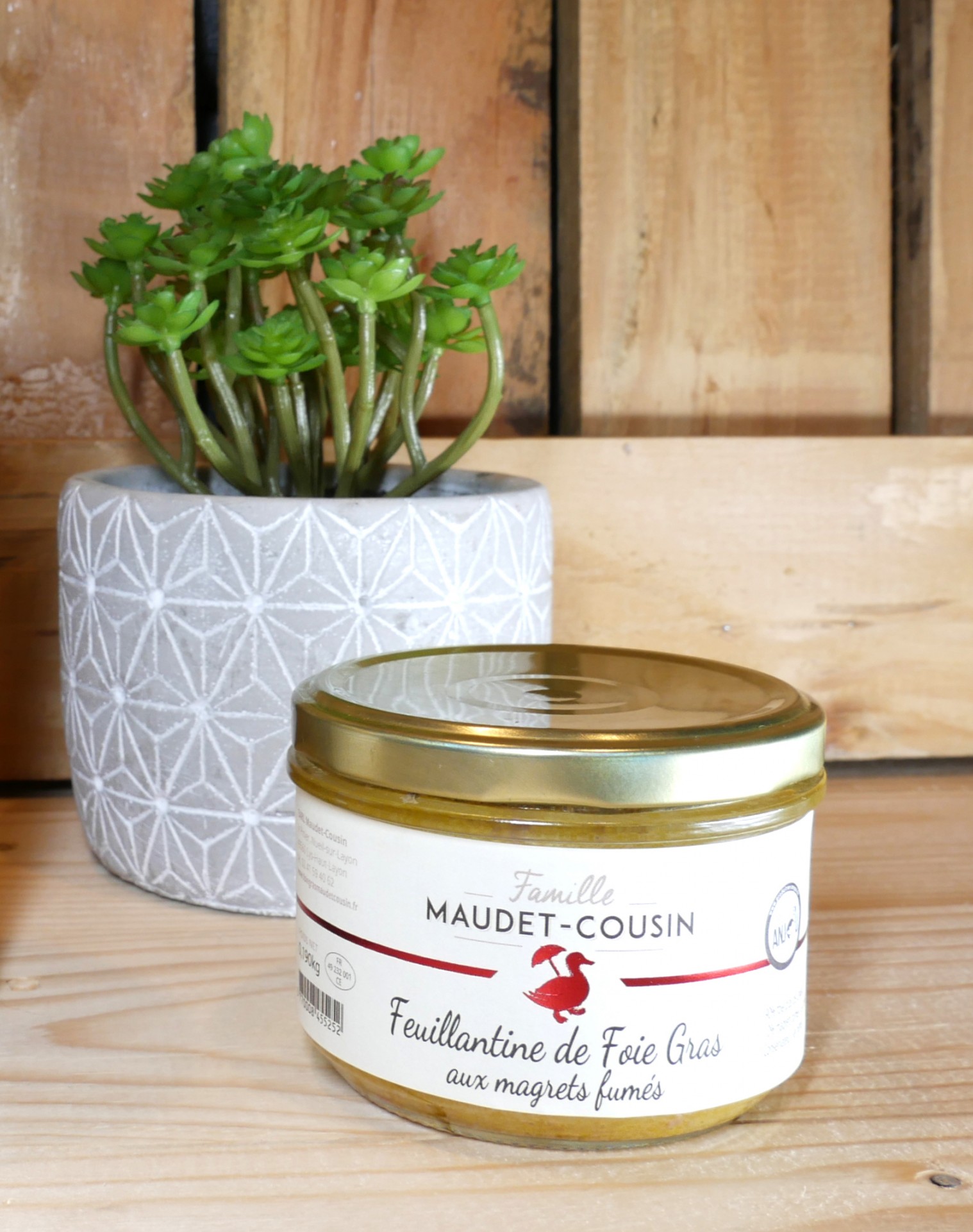 Feuillantine de Foie gras Maudet Cousin
