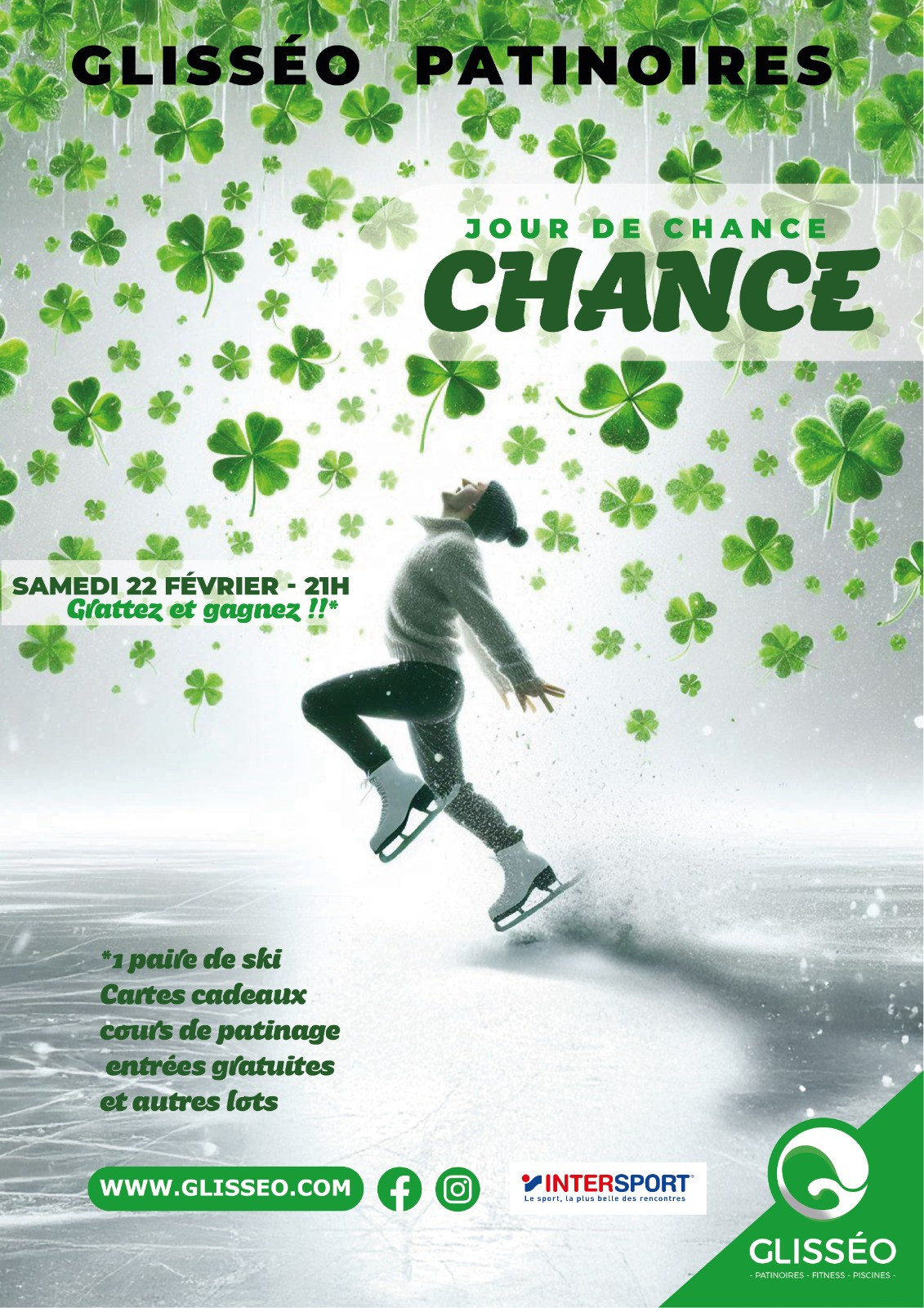 agenda manifestation cholet Glisséo patinoires jour de chance 