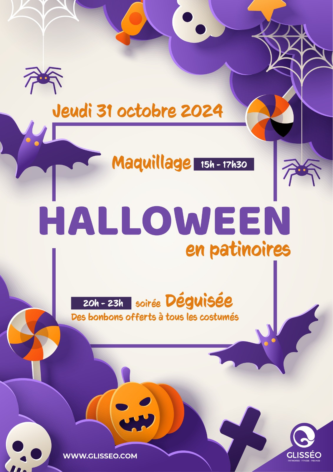 Halloween en patinoire