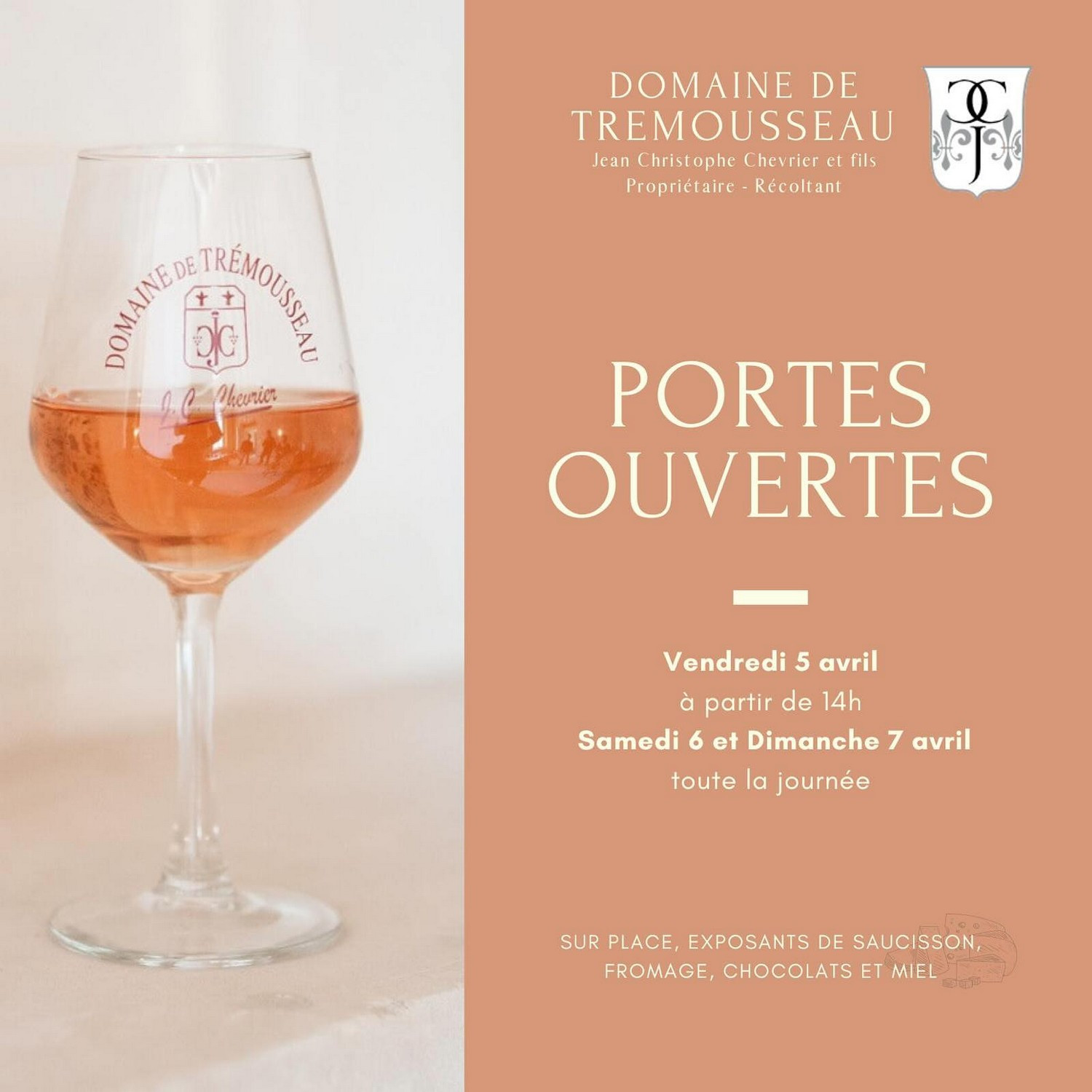 Portes Ouvertes Domaine Viticole Vin Vignoble Dégustation Trémont