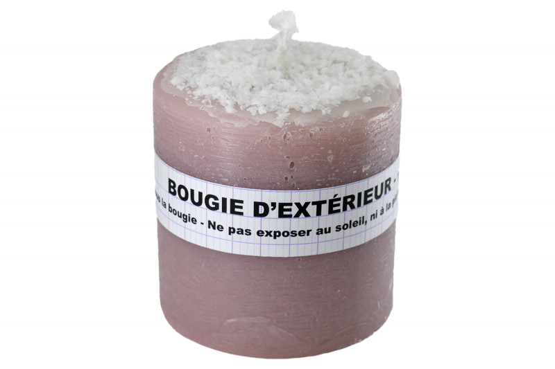 Bougie d'extérieur - cire recyclée